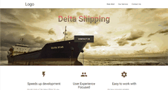 Desktop Screenshot of delta-shipping.com