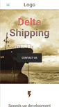 Mobile Screenshot of delta-shipping.com